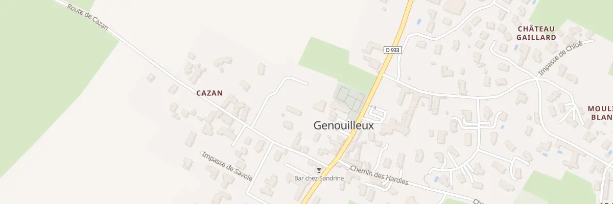 Plan du 8 Lot du Village à Genouilleux