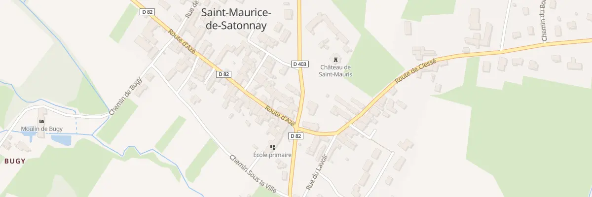 Plan du 5040A Saint Maurice à Saint-Maurice-de-Satonnay