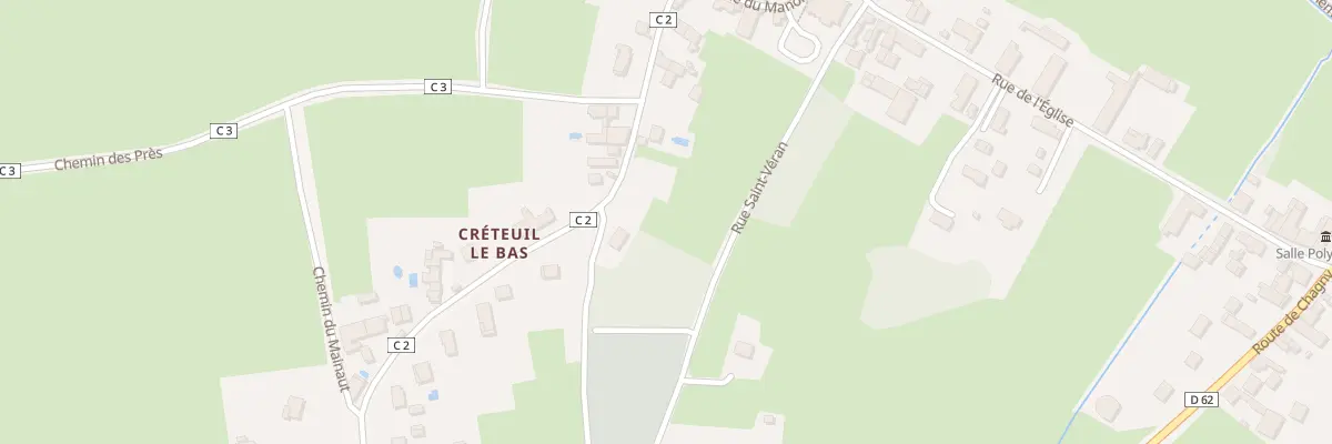 Plan du 13 Rue de Creteuil Le Bas à Chaudenay