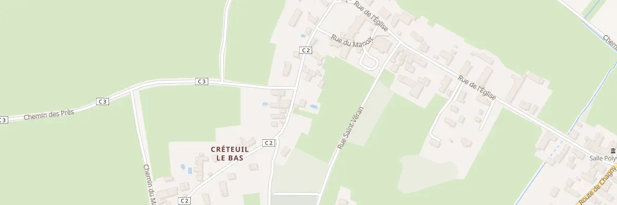 Plan du 9 Rue de Creteuil Le Bas à Chaudenay