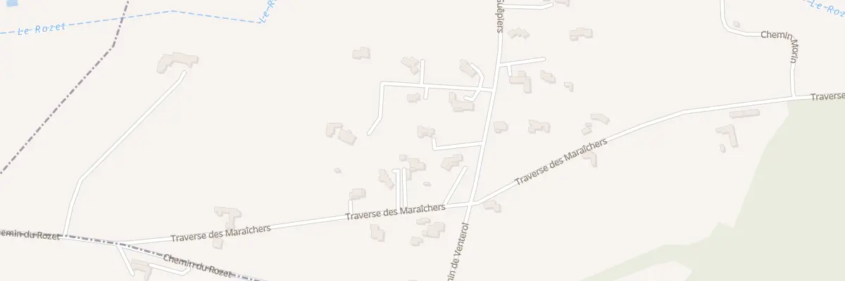 Plan du 77 Che des Guepiers à Clansayes