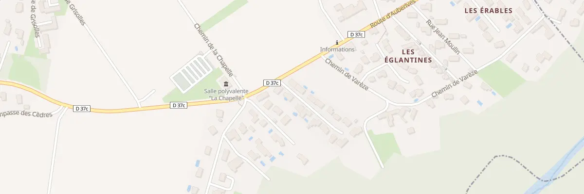 Plan du 246B Rte d’Auberives à Saint-Clair-du-Rhône