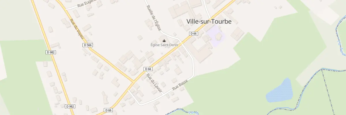 Plan du 5005 Le Village à Ville-sur-Tourbe