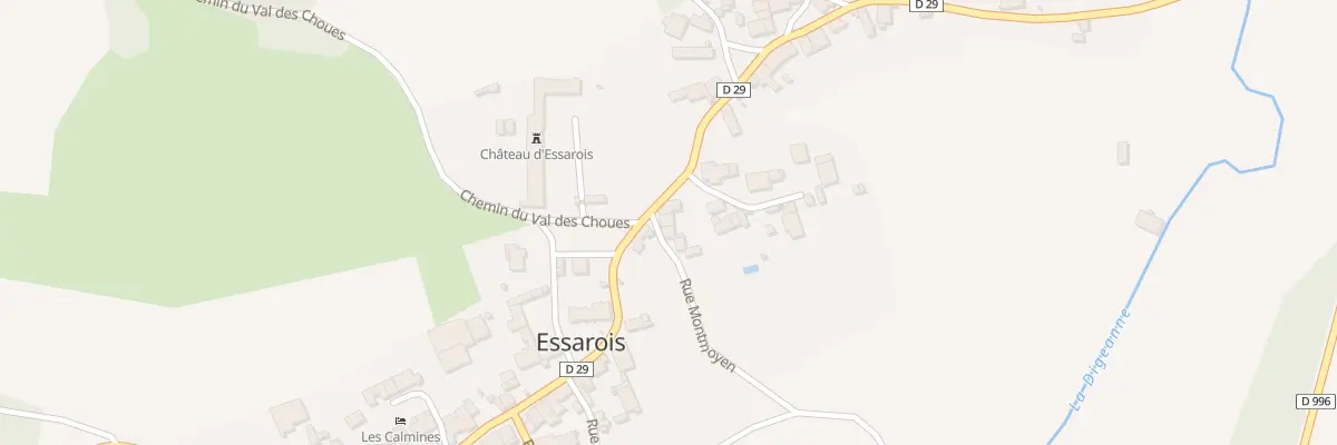 Plan du 1 Rue de Montmoyen à Essarois