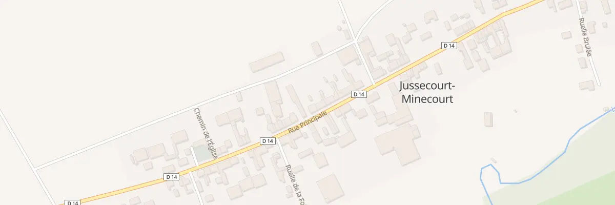 Plan du 76 Rue Principale à Jussecourt-Minecourt