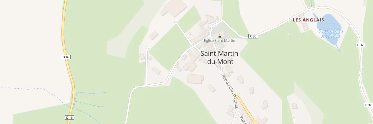 Plan du 5 Rue Fontaine de Saint Martin à Saint-Martin-du-Mont
