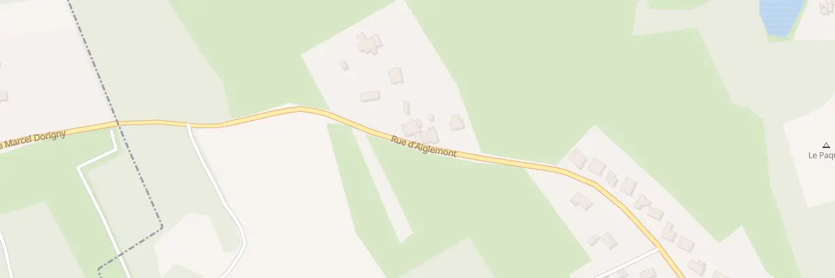 Plan du 16B Rte d’Aiglemont à La Grandville
