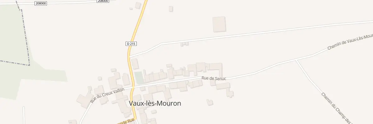 Plan du 15 Rue de Senuc à Vaux-lès-Mouron