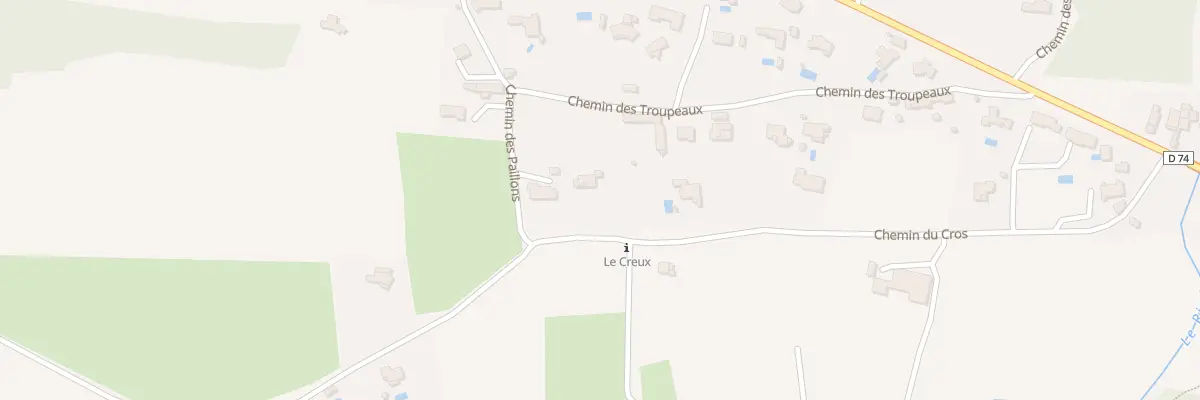 Plan du 5575 Che du Cros à Uchaux