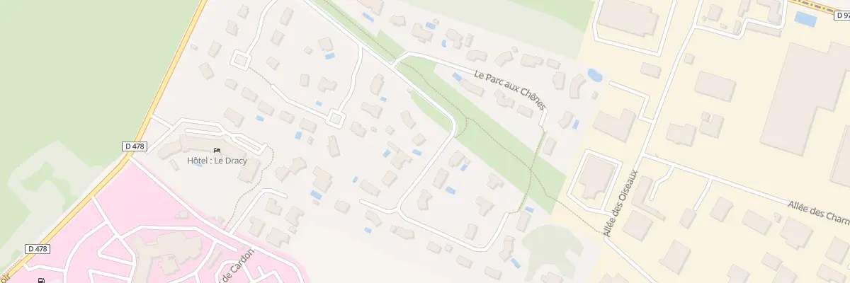 Plan du 26 Lot Le Parc aux Chenes à Dracy-le-Fort