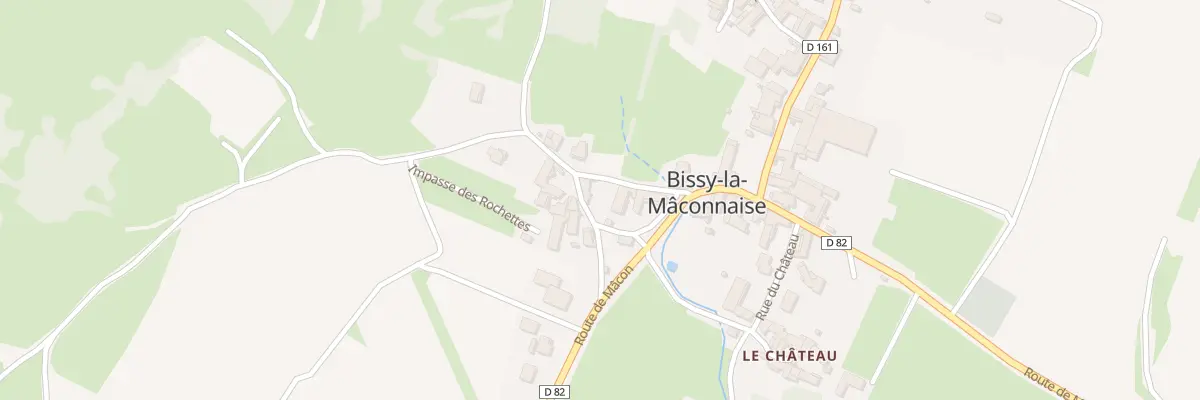 Plan du 5009 Bissy La Maconnaise à Bissy-la-Mâconnaise
