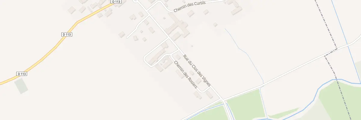 Plan du 8 Rue du Clos des Vignes à Ébaty