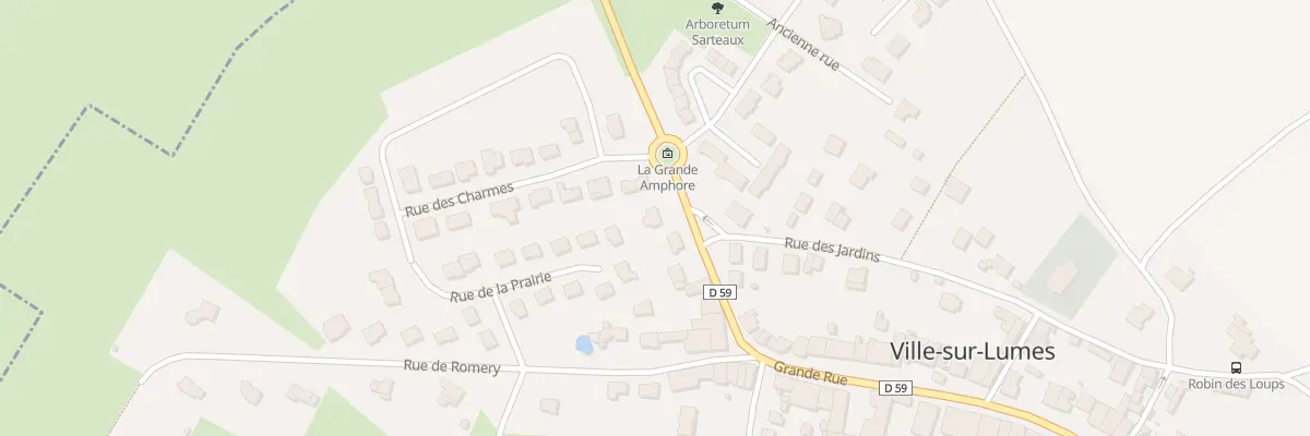 Plan du 2 Gr Grand Rue à Ville-sur-Lumes