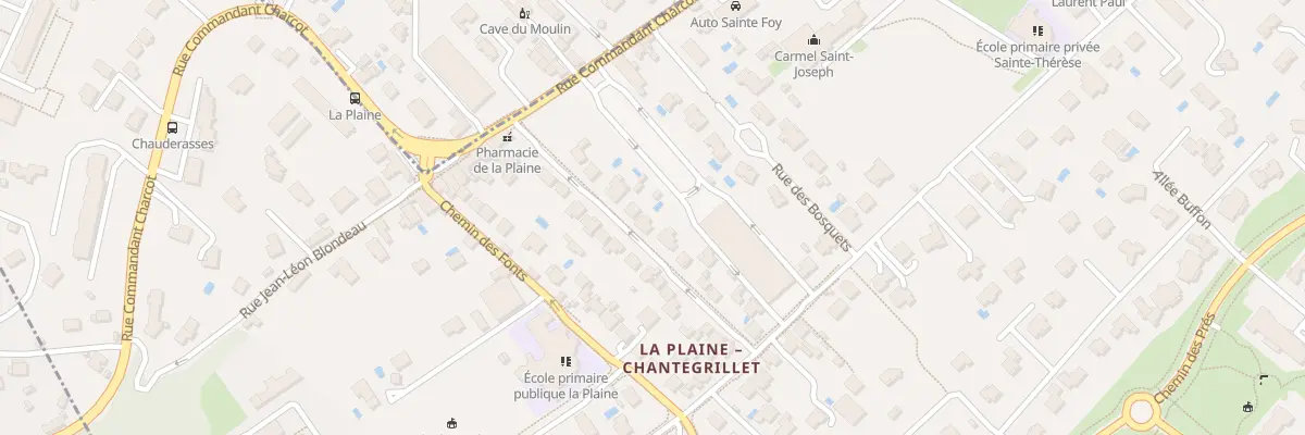 Plan du 9 Rue François Forest à Sainte-Foy-lès-Lyon