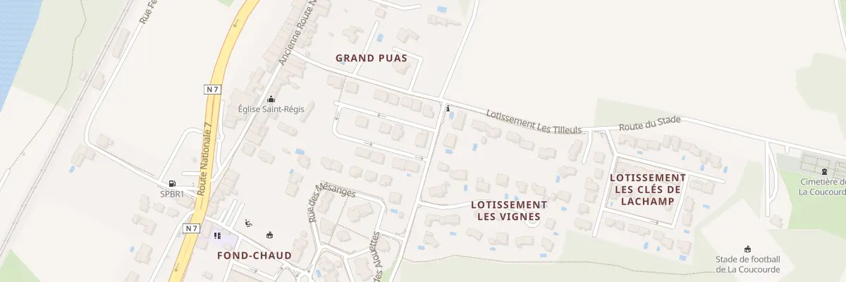 Plan du 14 Le Grand Puas à La Coucourde