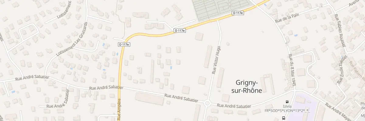 Plan du 22T Rue André Sabatier à Grigny-sur-Rhône