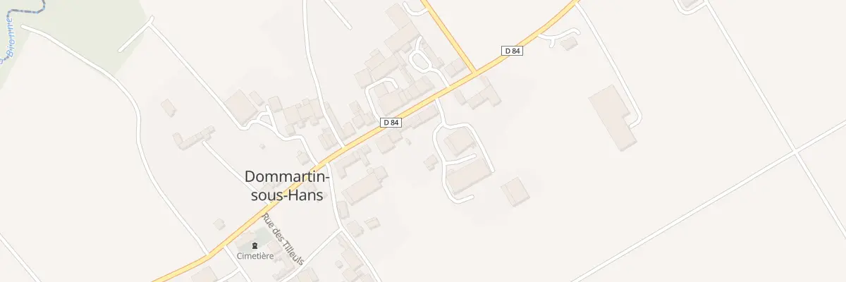 Plan du 5014A Le Village à Dommartin-sous-Hans