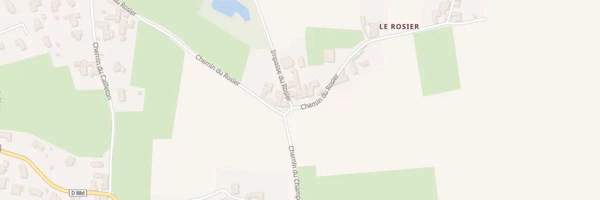 Plan du 5057 Le Rosier à Lurcy