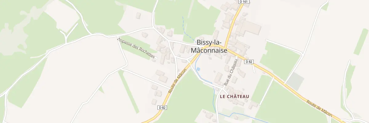Plan du 5012F Bissy La Maconnaise à Bissy-la-Mâconnaise