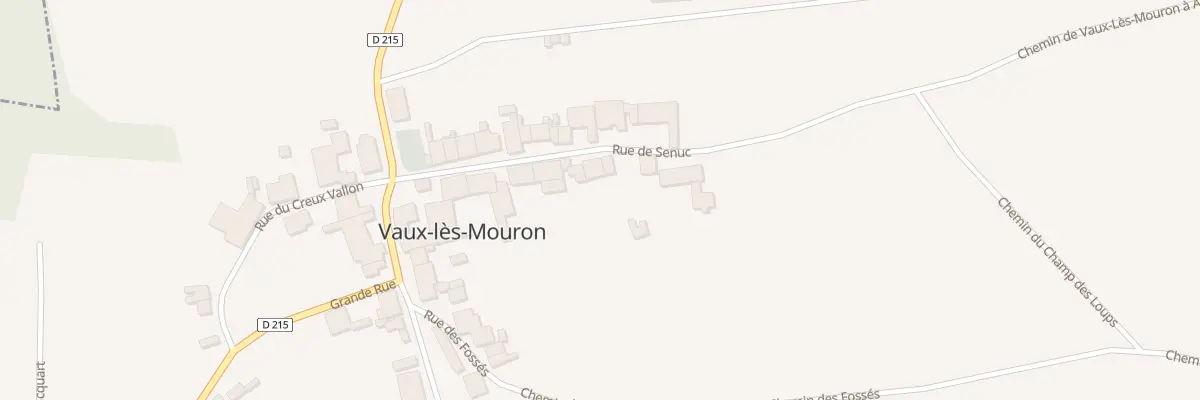Plan du 12 Rue de Senuc à Vaux-lès-Mouron