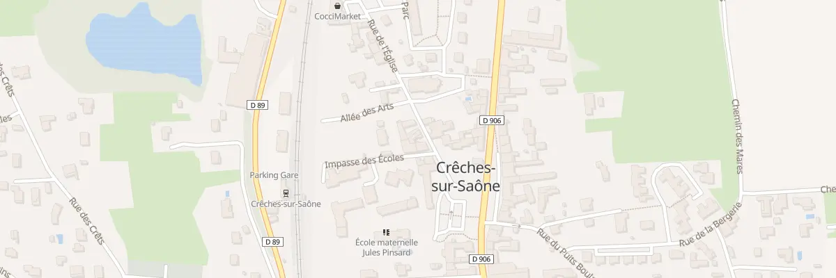 Plan du 13 Rue de l’Eglise à Crêches-sur-Saône