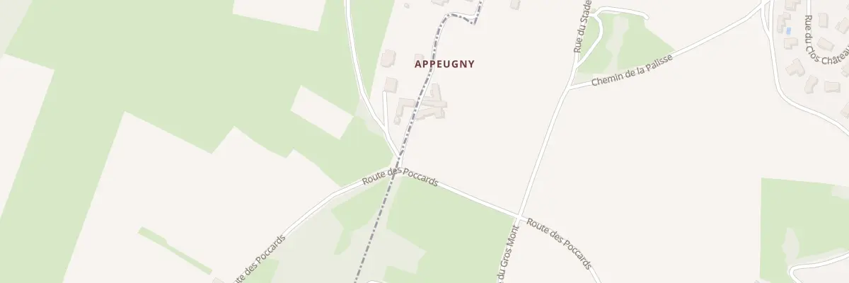 Plan du 52 Rue d’Appeugny à Hurigny