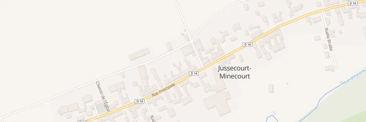 Plan du 66 Rue Principale à Jussecourt-Minecourt