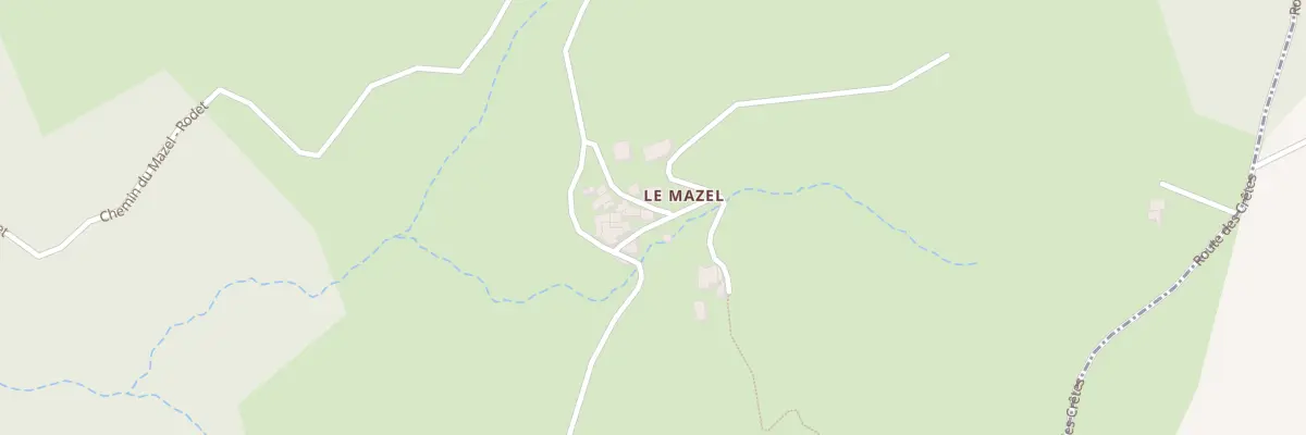 Plan du 35 Che du Mazel Rodet à Champis
