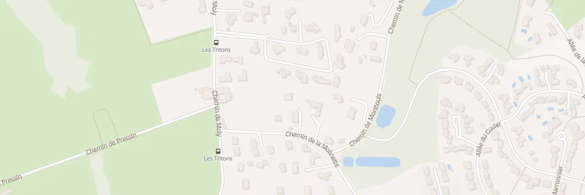 Plan du 9000 Che de la Molinette à Saint-Genis-Laval