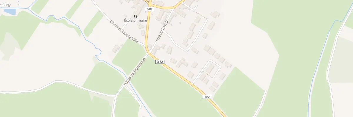 Plan du 57 Rte de Macon à Saint-Maurice-de-Satonnay