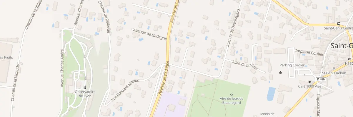 Plan du 24 Rue Edouard Millaud à Saint-Genis-Laval