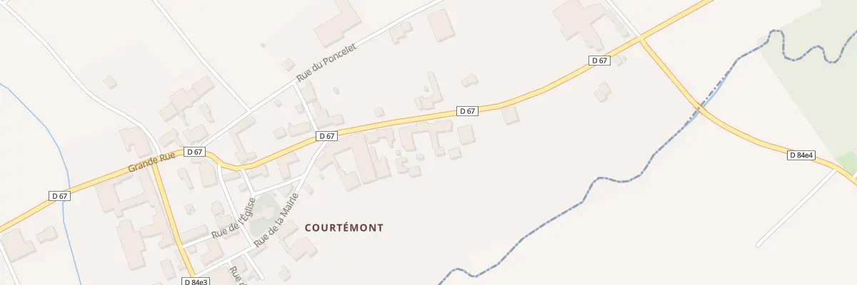 Plan du 5024 Le Village à Courtémont