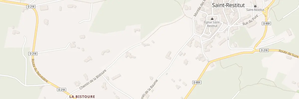 Plan du 5467 La Bistoure à Saint-Restitut
