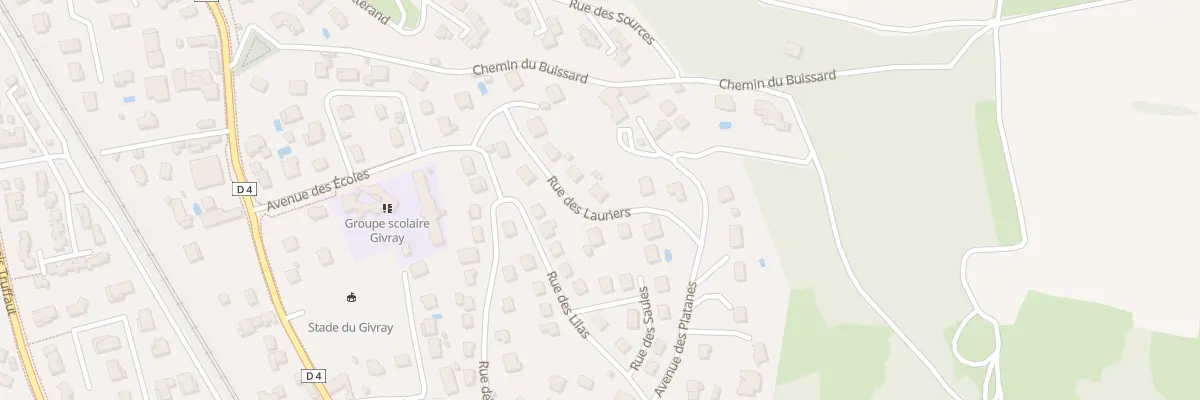 Plan du 14 Rue des Lauriers à Saint-Maurice-l’Exil
