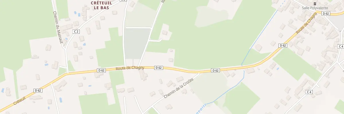 Plan du 22 Rte de Chagny à Chaudenay