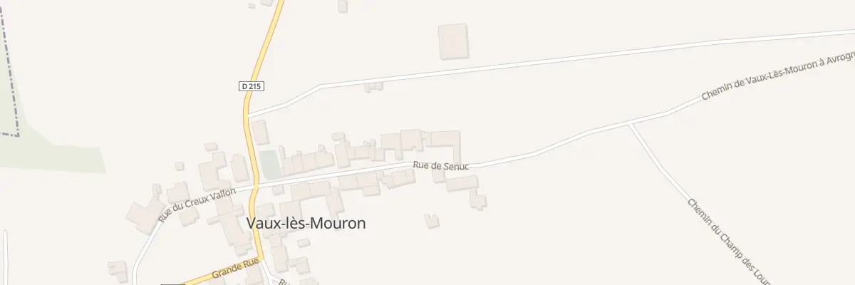 Plan du 21 Rue de Senuc à Vaux-lès-Mouron
