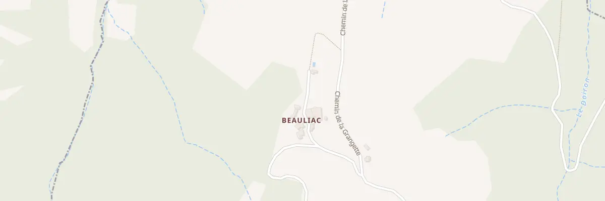 Plan du 1385 Che de Beauliac à Saint-Romain-de-Lerps