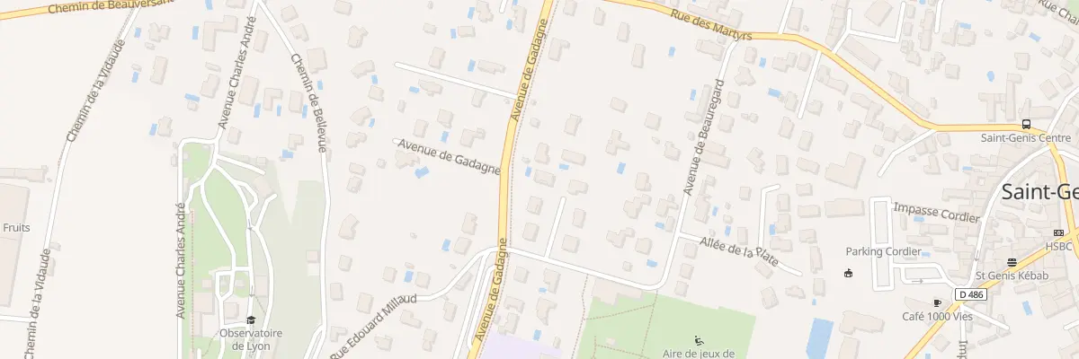 Plan du 20 Rue Edouard Millaud à Saint-Genis-Laval