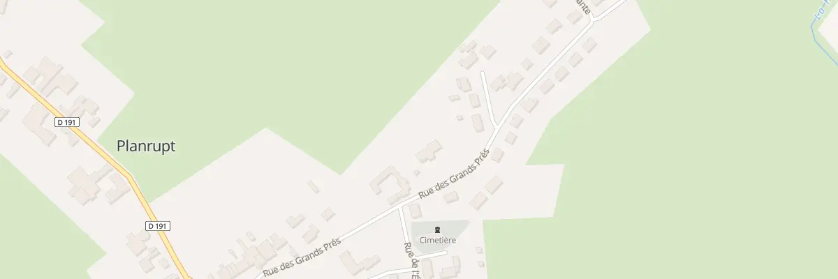 Plan du 15 Rue des Grands Prés à Planrupt