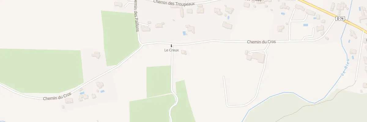 Plan du 5221 Che du Cros à Uchaux