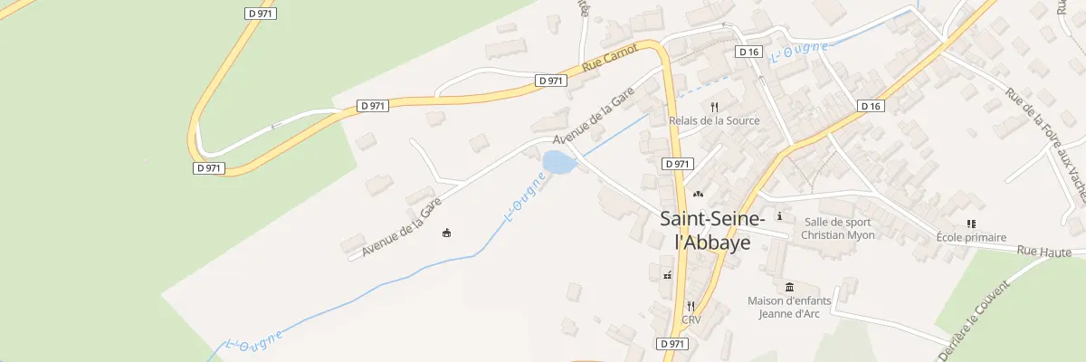 Plan du 3 Rue de l’Abreuvoir à Saint-Seine-l’Abbaye