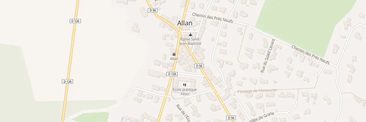 Plan du 5041 Le Village à Allan