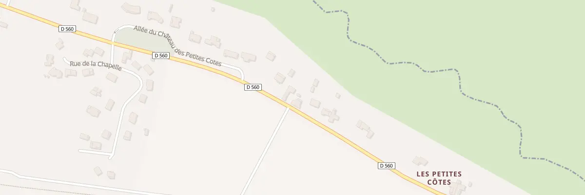 Plan du 21 Rue Chateau des Petites Cotes à Sainte-Marie-du-Lac-Nuisement