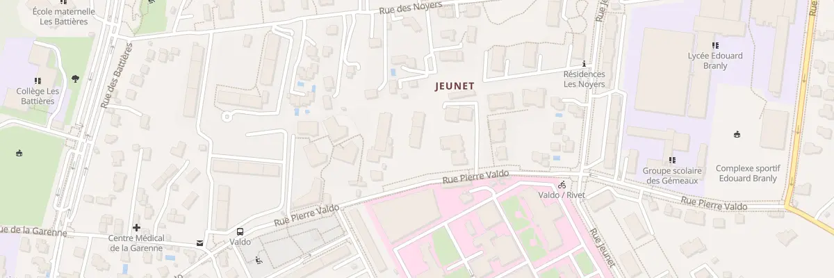 Plan du 86 Rue Pierre Valdo à Lyon 5e Arrondissement