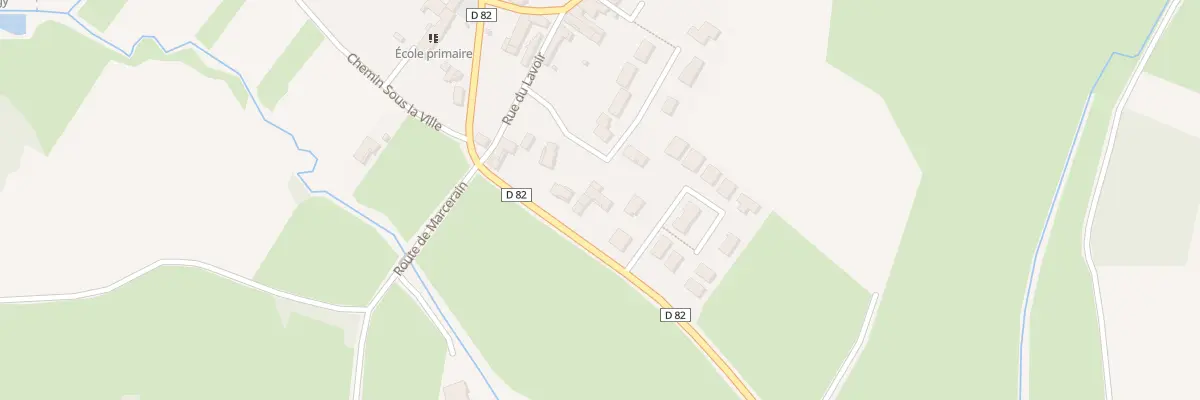 Plan du 107 Rte de Macon à Saint-Maurice-de-Satonnay