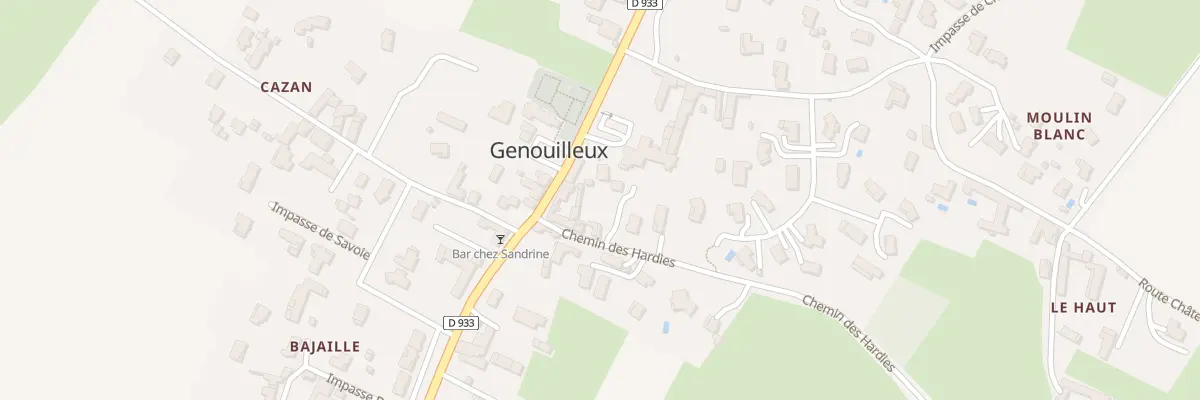 Plan du 23 Rte Mme de Sevigne à Genouilleux