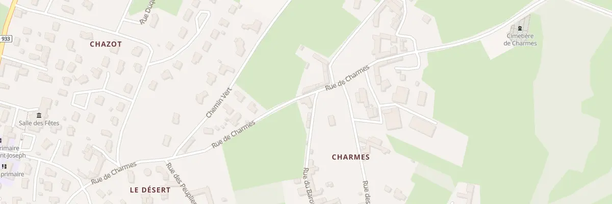 Plan du 5048 Rue du Baron à Guéreins