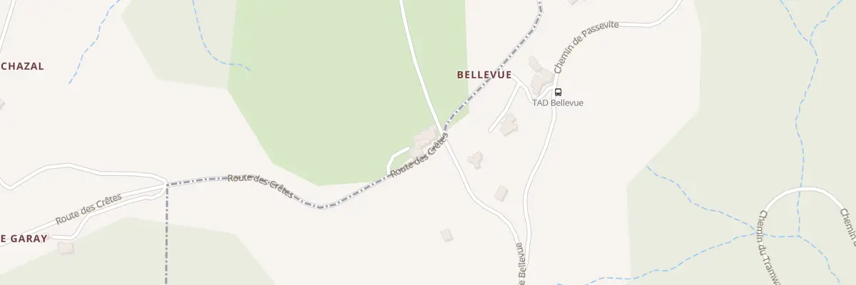 Plan du 1955 Rte des Crêtes à Champis