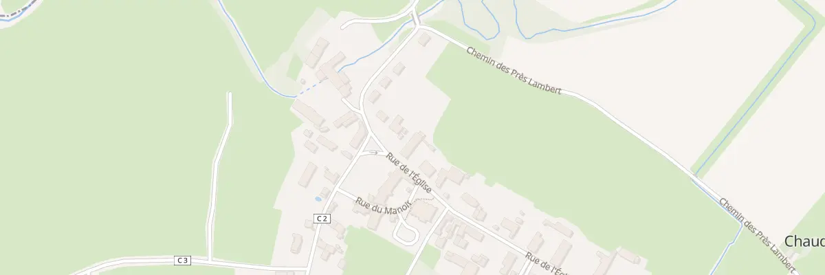 Plan du 40 Rue de l’Eglise à Chaudenay