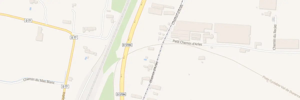 Plan du 1008 Che d’Arles à Barbentane
